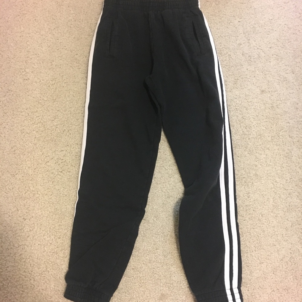 BrandyMelville black with white stripes sweatpants